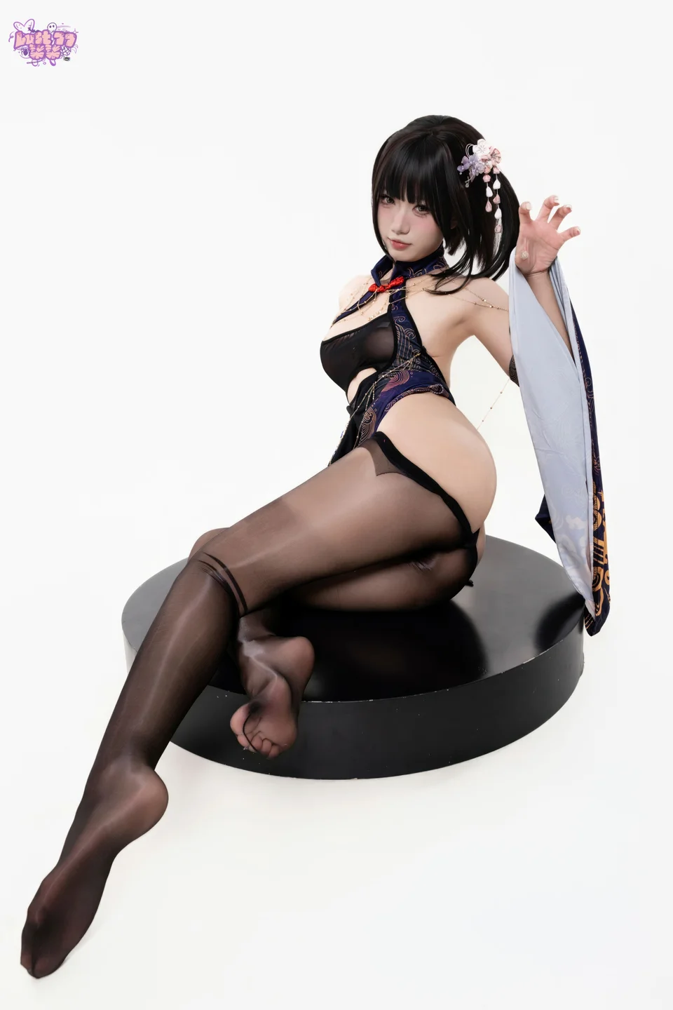 柒柒要乖哦 - No.073 紫电 [69P-756MB] tg@simisebaisi 【丝足阁】026.webp